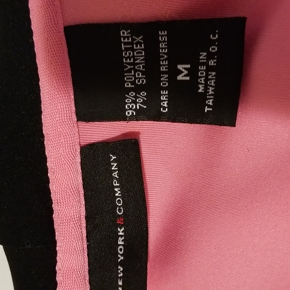 NY&Co. Black and Pink Hooded Sweat Suit - Picture 5 of 7